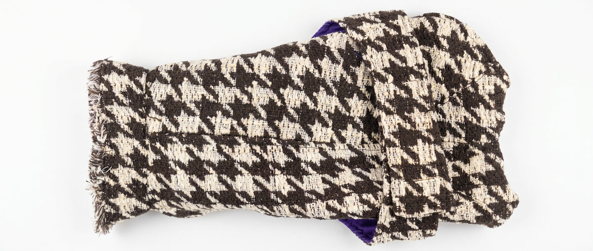 Cappottino pied de poule visto dall'alto